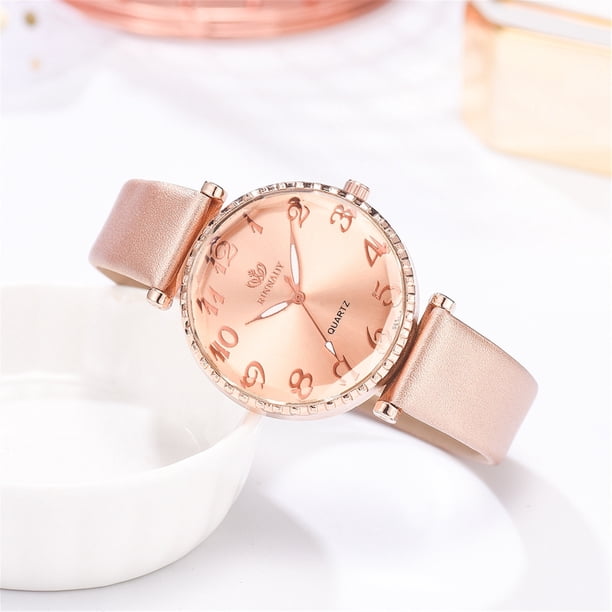 Reloj de cuarzo para mujer, relojes para mujer CUARZO Occidente Moda Ropa Joyería Aleación Reloj de cuarzo redondo para mujer reloj de moda