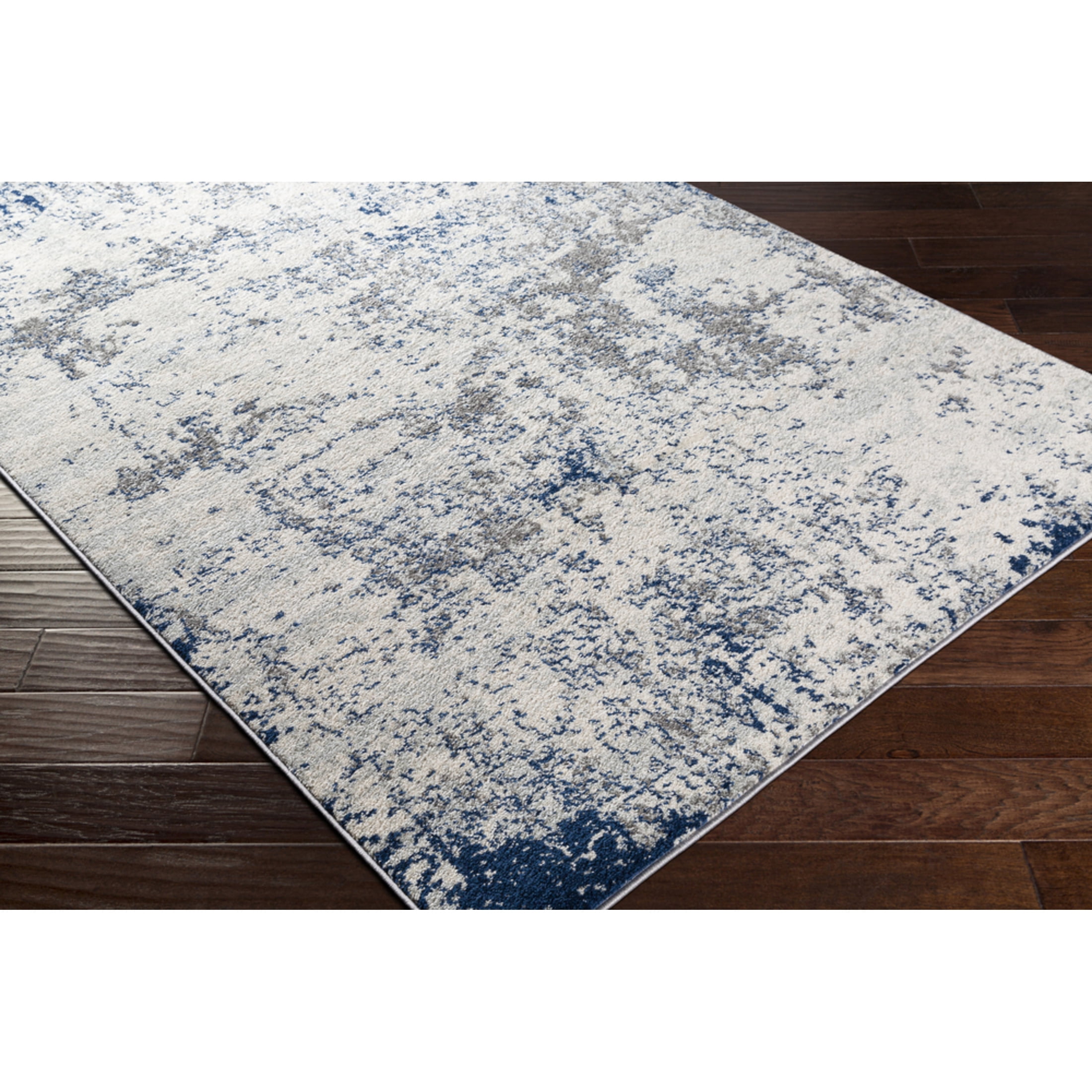 Livabliss Area Rugs for Living Room, 8x10 Sunderland Modern White Rug, Bedroom Dining Room Home Decor Stain Resistant Carpet (7'10" x 10'2")