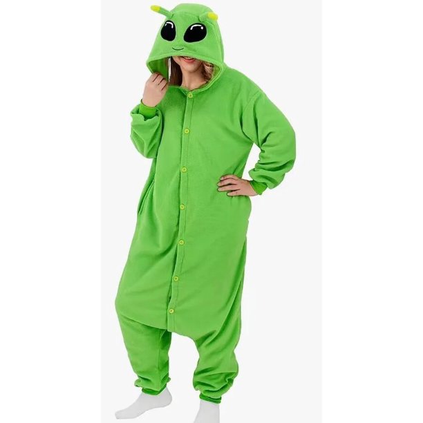 Disfraces de Cosplay de Anime para adultos, Cosplay de Yoshi, mono de alienígena verde, Navidad, Carnaval, pijamas divertidos, Kigurumi