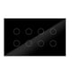 thumbnail image 4 of 2X Interruptor de Pared con Luz TáCtil Inteligente WIFI, Panel de Cristal de 8 Entradas, Tuya Smart Life para Alexa, Home, Negro, 4 of 4