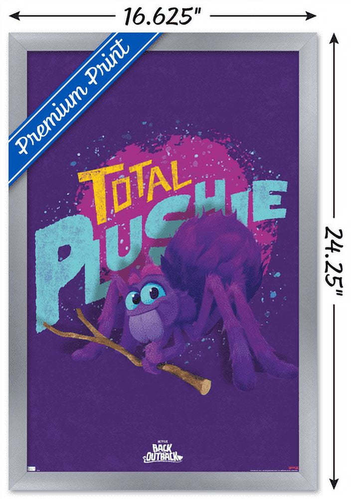 Netflix Back to the Outback - Total Plushie Wall Poster, 14.725" x 22.375", Framed