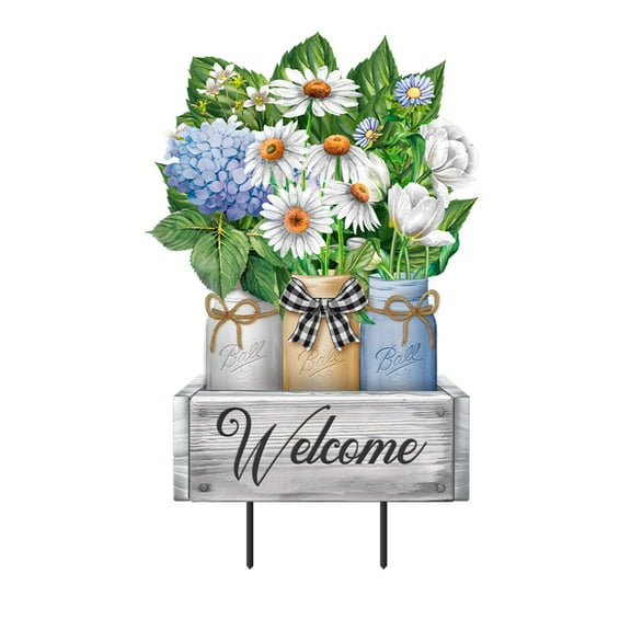 Briarwood Lane Crated Mason Jars Metal Art