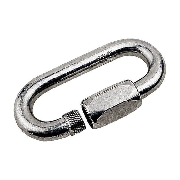 New Quick Links - Stainless Steel sea-dog Line 153005-1 3/16" x 1-15/16" x C 9/16" D 1/4" E 5/16" Break Strength 4950 lbs.