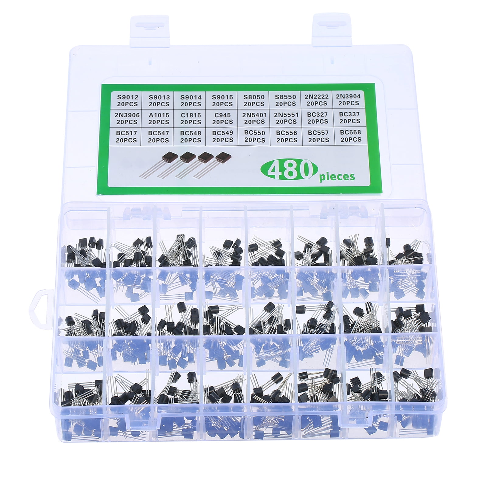 DollaTek Kit assortimento di interruttori Dip a Doppia Fila 1 2 3 4 5 6