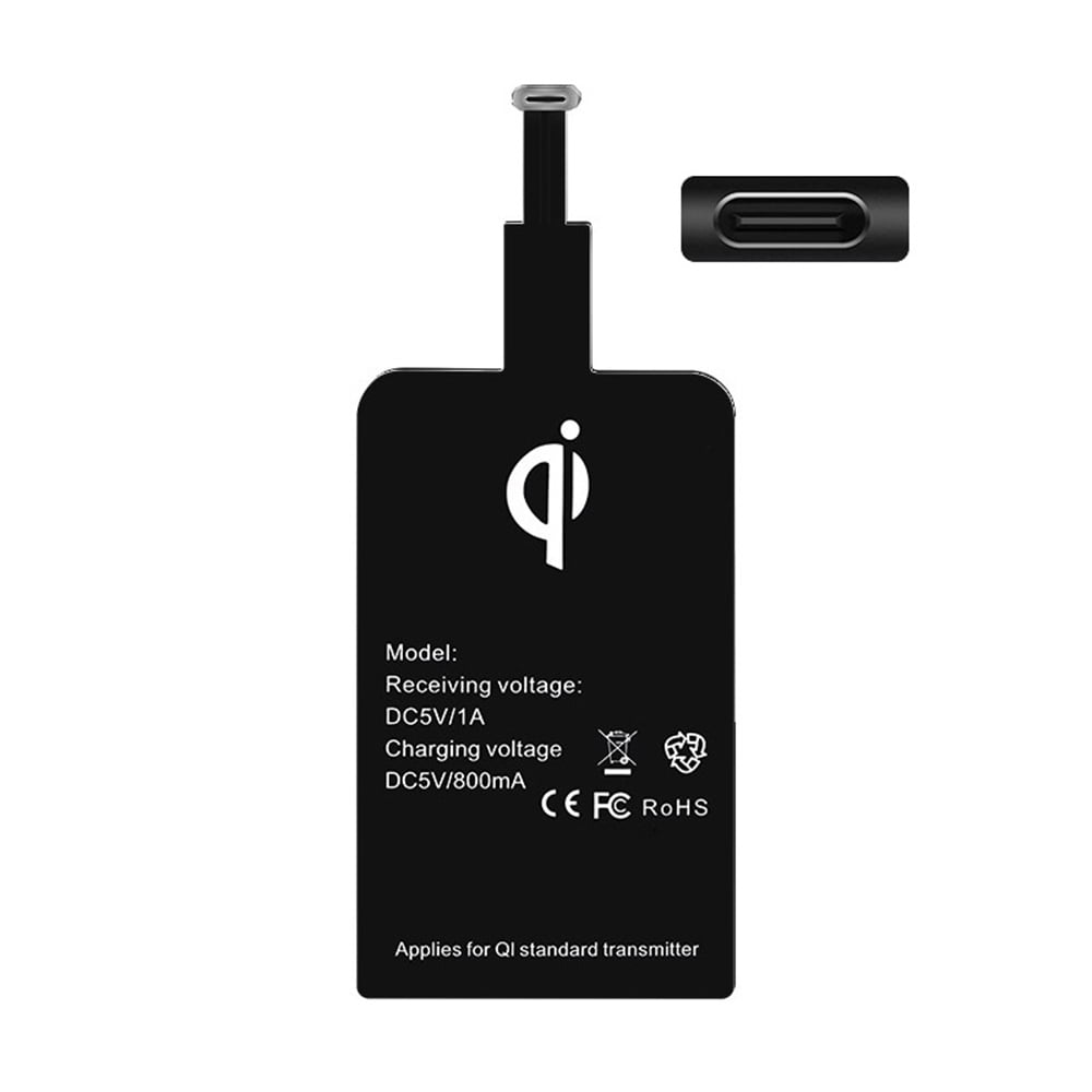 TypeC Qi Wireless Charger Receiver Module Smart Charging Adapter