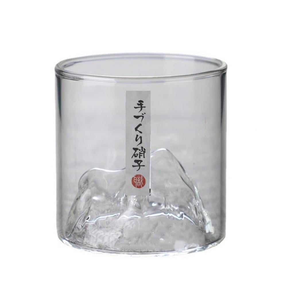 Set of Two Premium Semi Square Cocktail Whiskey Crystal Glasses 9.6 Oz Off  Base