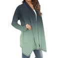thumbnail image 5 of Uaswgudfs ​Women's Cardigan Autumn Long Asymmetrical Hem Wrap Coat - Soft Comfortable Fabric Open Front Design Casual Overcoat​, 5 of 6