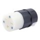 thumbnail image 1 of Conector Eléctrico Leviton 15A 250V 7X3.7 Cm Negro, 1 of 3