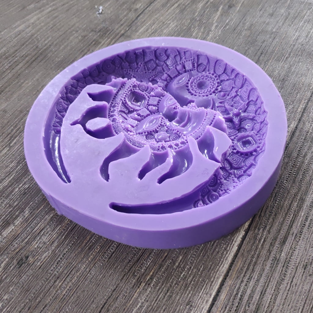 European for Sun Shape Silicone Mold Cement Plaster Mold for Resin Crafts Home Decoration