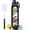 Black - 32 oz, variant on Glass Water Bottles 32oz with Sleeve Drinking Hydration Bottles Borosilicate Wide Mouth Motivational Water Flask Canteen with Time Marker Spout Lid and Brush (Green - 32 oz)