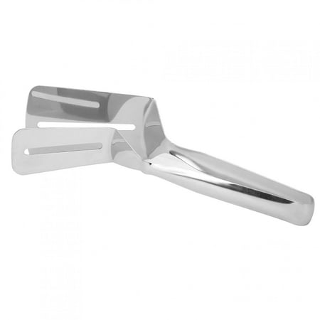 

Stainless Steel Steak Clip Barbecue Tongs 9.8 Inches Outdoor Barbecue Pizza Spatula For Home Kitchen
