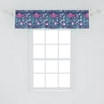 thumbnail image 2 of Ambesonne Cartoon Valance Pack of 2, Forest Animals and Garden, 54"X12", Multicolor, 2 of 2