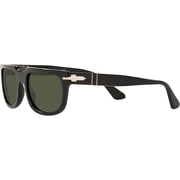 Persol Green Rectangular Mens Sunglasses PO3271S 95/31 55