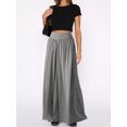 thumbnail image 5 of 2025 New Women's High-Waisted Dance Skirt, Flowy Wide-Leg Palazzo Pants with Soft Drape, Elastic Waist Skort for Casual Wear, 5 of 11