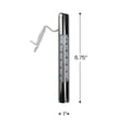 thumbnail image 4 of Northlight Round Swimming Pool Thermometer with Cord 6.75" - Silver, 4 of 7