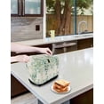 thumbnail image 3 of Green Toaster Cover 4 Slice, Large Kitchen Appliance Covers, Eucalyptus Leaves Toaster Oven Cover with Loop, Bread Machine Cover Polyester Dust Cover Protection, 3 of 4