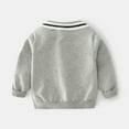 thumbnail image 3 of SILVERCELL Toddler Unisex Long Sleeve Lightweight V-Neck Button-up Cardigan Cotton Knit Sweater Casual Cute Outerwear, 3 of 10