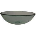 thumbnail image 1 of Novatto TIG-8048 BONIFICARE Évier en Verre Transparent 16 Po. Rond, 1 of 1