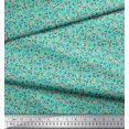 thumbnail image 2 of Soimoi Polyester Crepe Fabric Earthworm,Fruit & Insect Print Sewing Fabric Yard 52 Inch Wide, 2 of 3