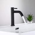 thumbnail image 3 of Grifo de baño de acero inoxidable negro mate, 3 of 5