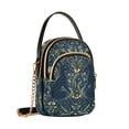 thumbnail image 7 of FORMRS Crossbody Bag for Women Quilted Travel Shoulder Cell Phone Purse with Chain Strap Handbag, Shadowy Forest Pattern, 7 of 7