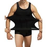 Bodywear Mens Slimming Body Shaper Gynecomastia Vest Shirt Tank Top Compression Shirt, Shapewear for Men