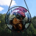 thumbnail image 2 of Bloodhound Christmas Tree Decor 2025, Bloodhound Dog Gifts, Christmas Tree Stained Glass SunCatcher for Windows Dog Christmas Tree, Haging Decor, 2 of 4