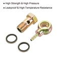 thumbnail image 4 of Unique Bargains 6mm Barb M16x1.5 Male Thread Hose Pipe Fitting Elbow Carbon Steel Adapter 2 Pack, 4 of 5