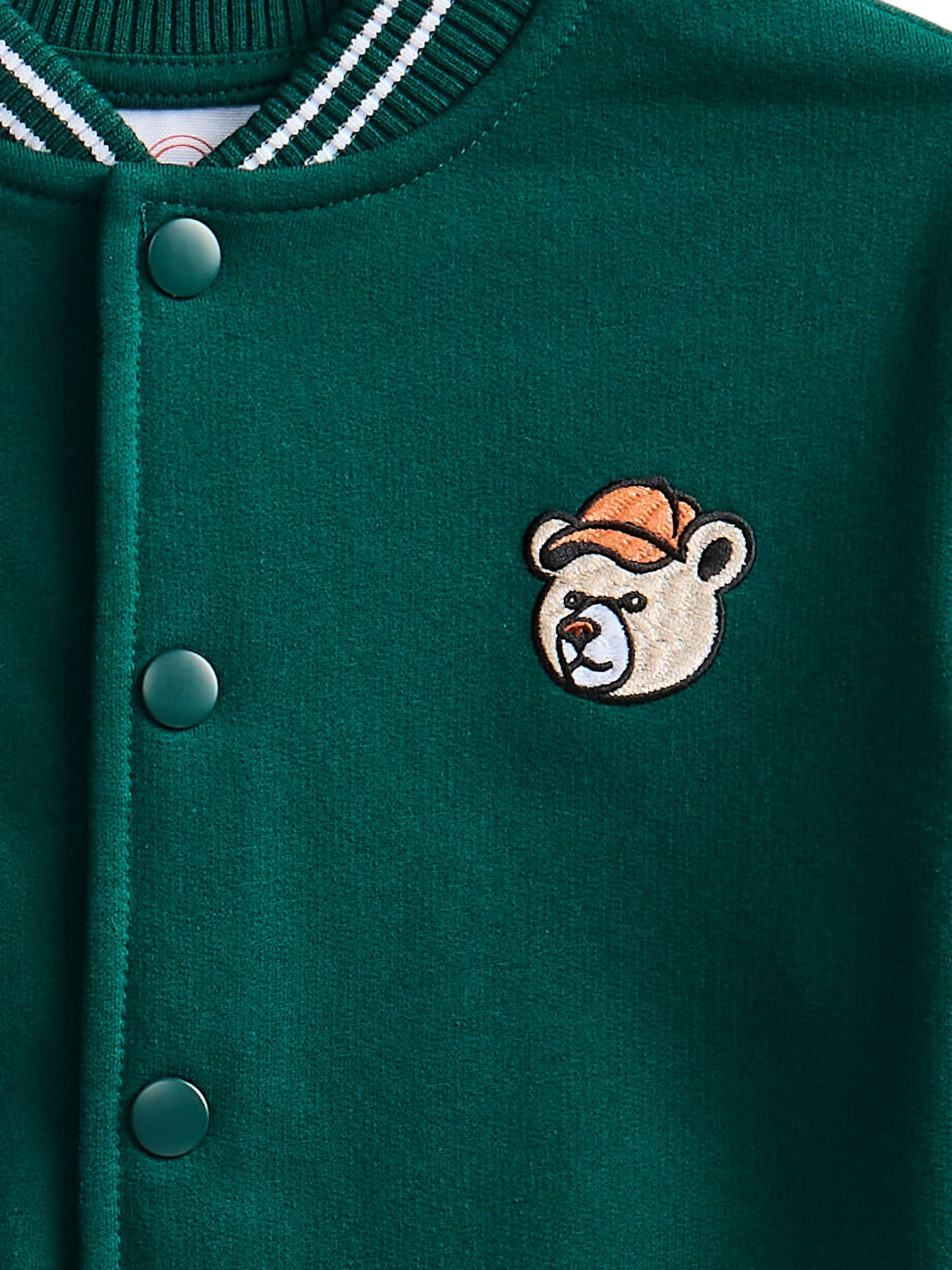 Wonder Nation Toddler Boys Varsity Bomber Jacket, Sizes 12M-5T