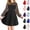 Red, variant on hoksml Kids' Elegant Long Sleeve Mesh Dress - Polka Dot Sheer Yoke and Flared A-Line Party Dress for Girls