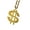 US dollar necklace, variant on Oversized Dollar Sign Design Necklace 70cm Length Alloy Chain Costume Props Accessory For Themed Parties