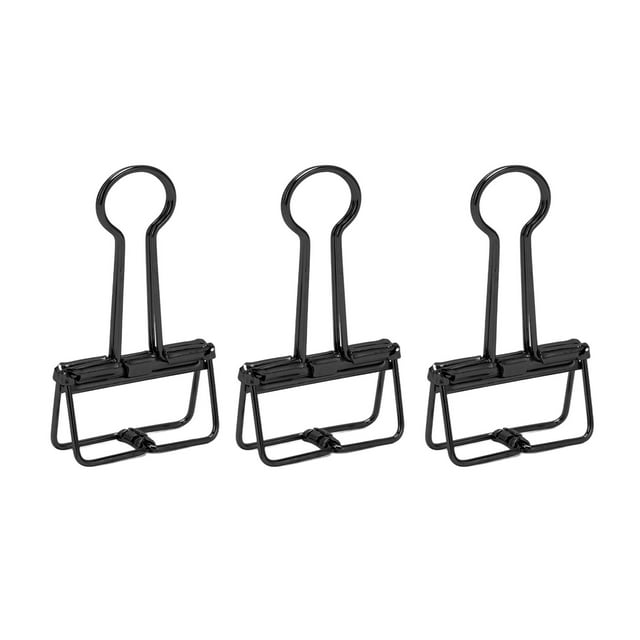 Paper 50Pcs Hollow Binder Clips Metal Paper Binder Clips for Documents Papers Test Reports