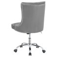 thumbnail image 5 of Coaster  Furniture Torrance Grey and Chrome Tufted Back Office Chair, 5 of 9