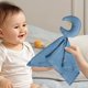 thumbnail image 2 of Handkerchief suave para bebés, Tela de algodón orgánico, Super suave + Lavable en lavadora, Diseño clásico, Para dormitorios infantiles, Suavizador de tos, Toalla de cuidado infantil\ Blahzhy, 2 of 6