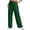 Green(NEW&HOT), variant on No Boundarie Womens High Waisted Wide Leg Cargo Pants with Pockets Stretch Elastic Waist Loose Fit Casual Summer Pull On Pants Wine Size L