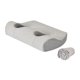 thumbnail image 3 of Almohada ergonómica para orejas perforadas, con funda, para dormir de lado. Gris claro, 3 of 9