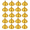 thumbnail image 2 of DYNWAVECA 20Pcs Desk Mini Flag Holder Small Flag Base 5.5x3.5cm Accessory Top 6mm for Living Room, Conference Room Lightweight Golden, 2 of 10