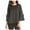black, variant on Karen Kane Womens Striped Bell Sleeve Pullover Blouse, Black, X-Small
