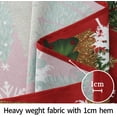 thumbnail image 6 of Oval Tablecloth, 60102 Inch, Red Christmas Trees Table Cover, Washable, Party & Dinner Table Decor, 6 of 6