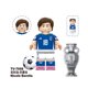 thumbnail image 4 of Juego de 10 Figuras de Bloques de Construcción - Estrellas del Fútbol Mundial, Set de Mini Figuras Coleccionables, Juguetes Educativos de Ensamblaje DIY para Niños y Niñas, 4 of 10