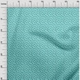 thumbnail image 3 of oneOone Polyester Spandex Aqua Blue Fabric Honey Bees Quilting Supplies Print Sewing Fabric By The Yard 56 Inch Wide, 3 of 5