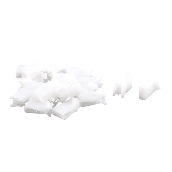 Unique Bargains 20Pcs White Car Instrument Panel Dashboard Plastic Retainer Clip
