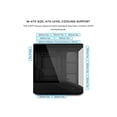 thumbnail image 2 of Lian Li VECTOR V100 MINI Micro Form Factor Compact PC Case, Pre-install 4 x 120mm ARGB PWM Fans, Panoramic Tempered Glass, Support Backet-Connect Micro-ATX, 415mm GPU, 360mm Radiator - Black(V100RMIX, 2 of 7