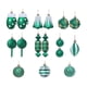 thumbnail image 3 of 16x Bolas de Navidad Adornos navideños decorativos Adornos de invierno Mini decoraciones Adornos de bolas de de Navidad Colgantes pequeños de Verde hierba, 3 of 8