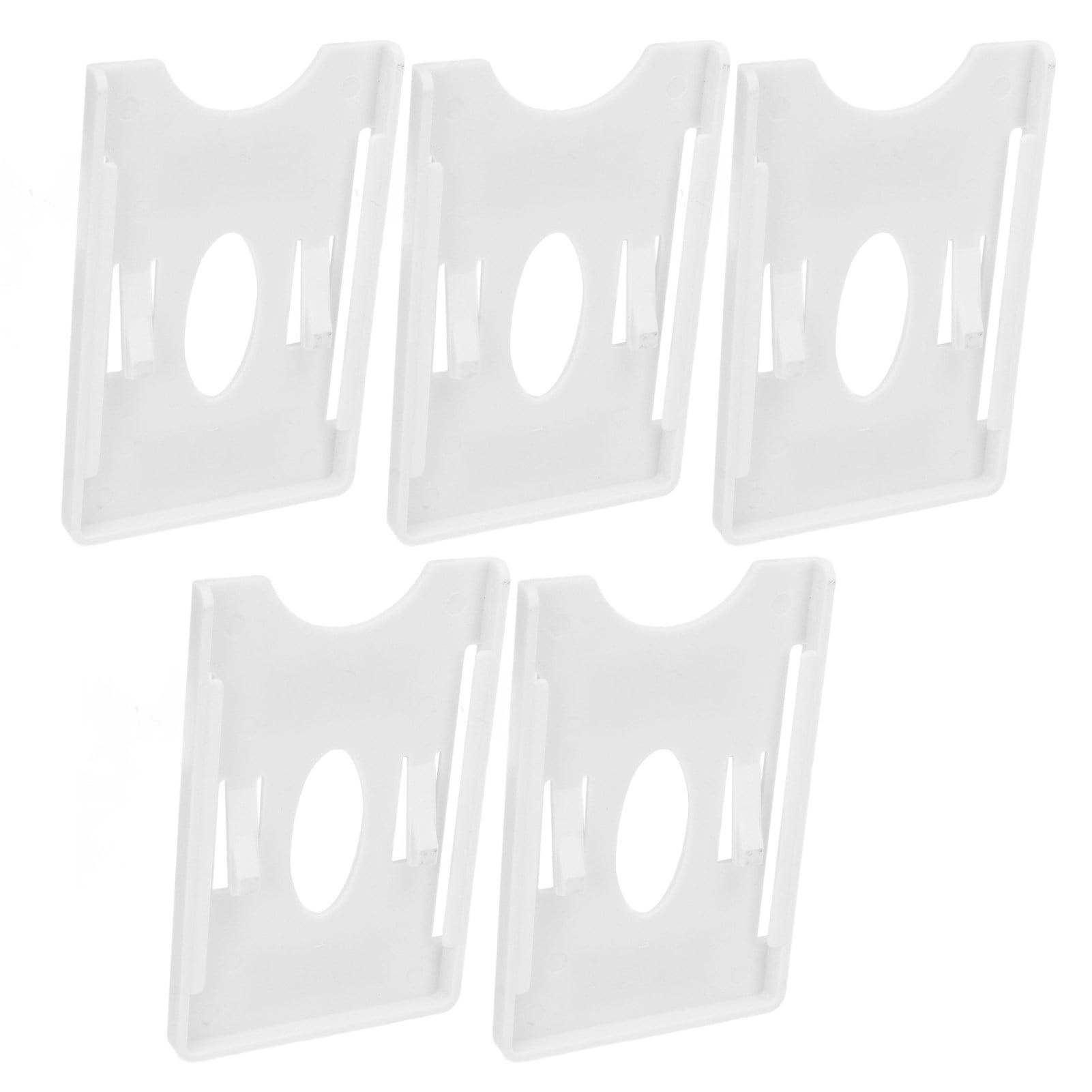 Id Card Sleeve 5 Pcs IC Card Holder Windshield Card Display Sleeve For Community Personnel