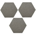 thumbnail image 1 of Furnish My Place Modern Indoor/Outdoor Commercial Neutral Rug, Modern Area Rug, Baby Nursery Mat, Pet-Friendly Carpet for Living Room, Playroom, Made in USA, 3' Hexagon - Set of 3, 1 of 5