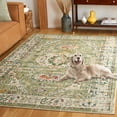 thumbnail image 3 of SAFAVIEH Madison Trenton Oriental Area Rug, Sage/Ivory, 9' x 12', 3 of 8