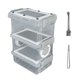 thumbnail image 3 of Caja de alimentación para cucarachas, casa transparente, cómoda, caja de cría, transparente Estilo A, 3 of 9