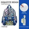 thumbnail image 2 of Cheetah Print Backpack for Student Bookbag Leopard Pattern Animal Spots Stylish Lightweight Travel Backpack with Chest Strap Water-Resistant, 2 of 6