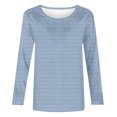 thumbnail image 4 of Nrmvnmi Womens Long Sleeve Tops Crewneck Casual Shirts 2024 Fall Fashion Cute Shirts Foral Print Casual Trendy Loose Tops Tees Blouse, 4 of 5